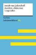 Aus dem Leben eines Taugenichts von Joseph von Eichendorff: Reclam Lektüreschlüssel XL