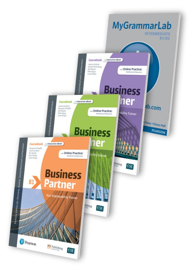 [Set] KV Reform: Business Partner B1, B1+ and B2 Student´s eBook and Online Practice and MyGrammarLab Intermediate with Key Flipbook and MyLab. (3-year access)