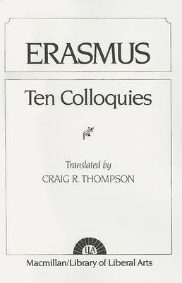 Erasmus:Ten Colloquies