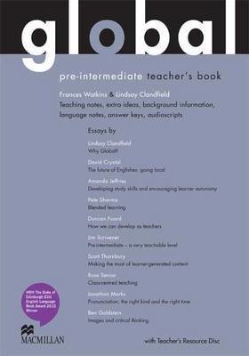 Global Pre-intermediate Teacher Book + Resource CD Pack