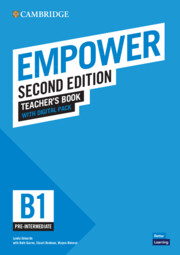 Empower Pre-intermediate/B1 Teacher's Book with Digital Pack