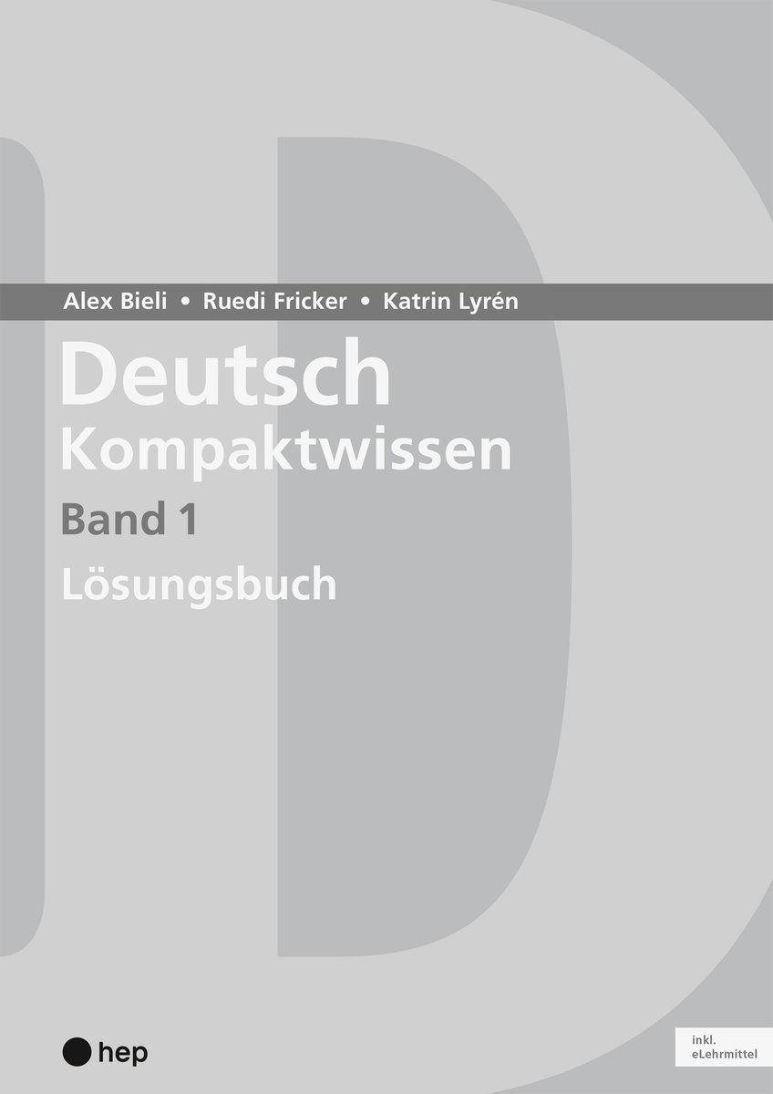 Deutsch Kompaktwissen. Band 1, Lösungen (Print inkl. digitaler Ausgabe)