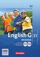 English G 21, Ausgabe A, Band 2: 6. Schuljahr, Workbook mit CD-ROM und Audios online