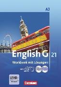 English G 21, Ausgabe A, Band 3: 7. Schuljahr, Workbook mit CD-ROM (e-Workbook) und CD - Lehrkräftefassung