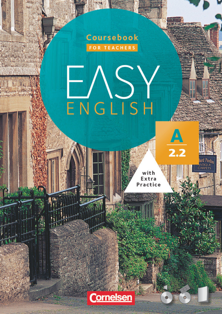 Easy English, A2: Band 2, Kursbuch - Fassung für Kursleitende, Mit Audio-CD, Phrasebook, Aussprachetrainer und Video-DVD