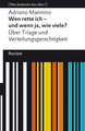 Wen rette ich - und wenn ja, wie viele? Über Triage und Verteilungsgerechtigkeit. [Was bedeutet das alles?]