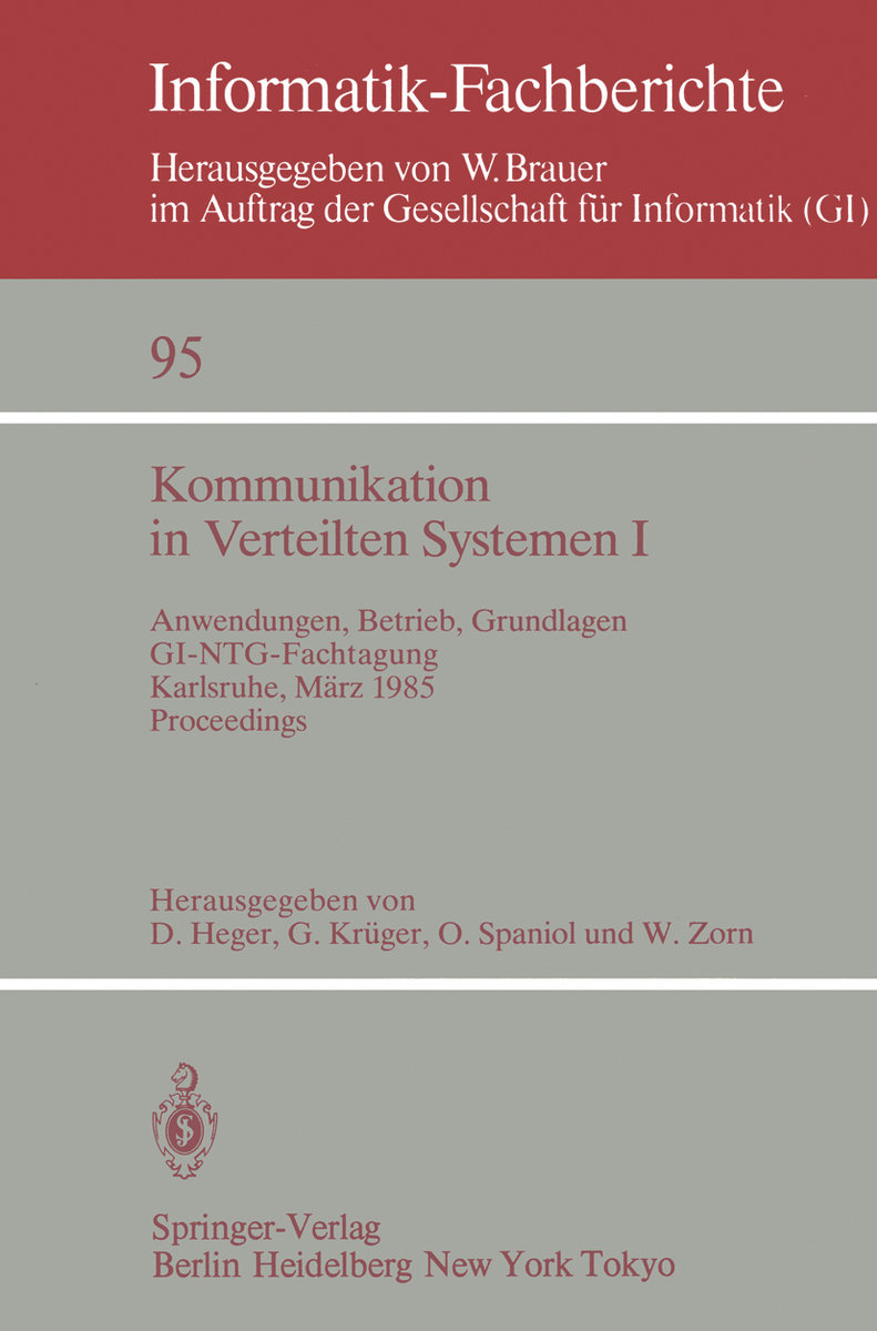 Kommunikation in Verteilten Systemen I