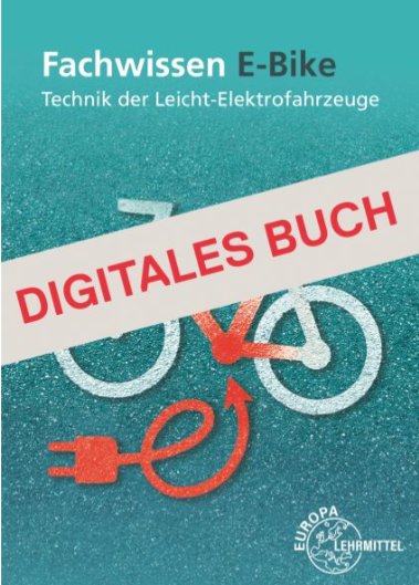 Fachwissen E-Bike - Digitales Buch Freischaltcode für eine 4-Jahreslizenz 2023