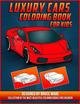 Luxury Cars Coloring Book for Kids